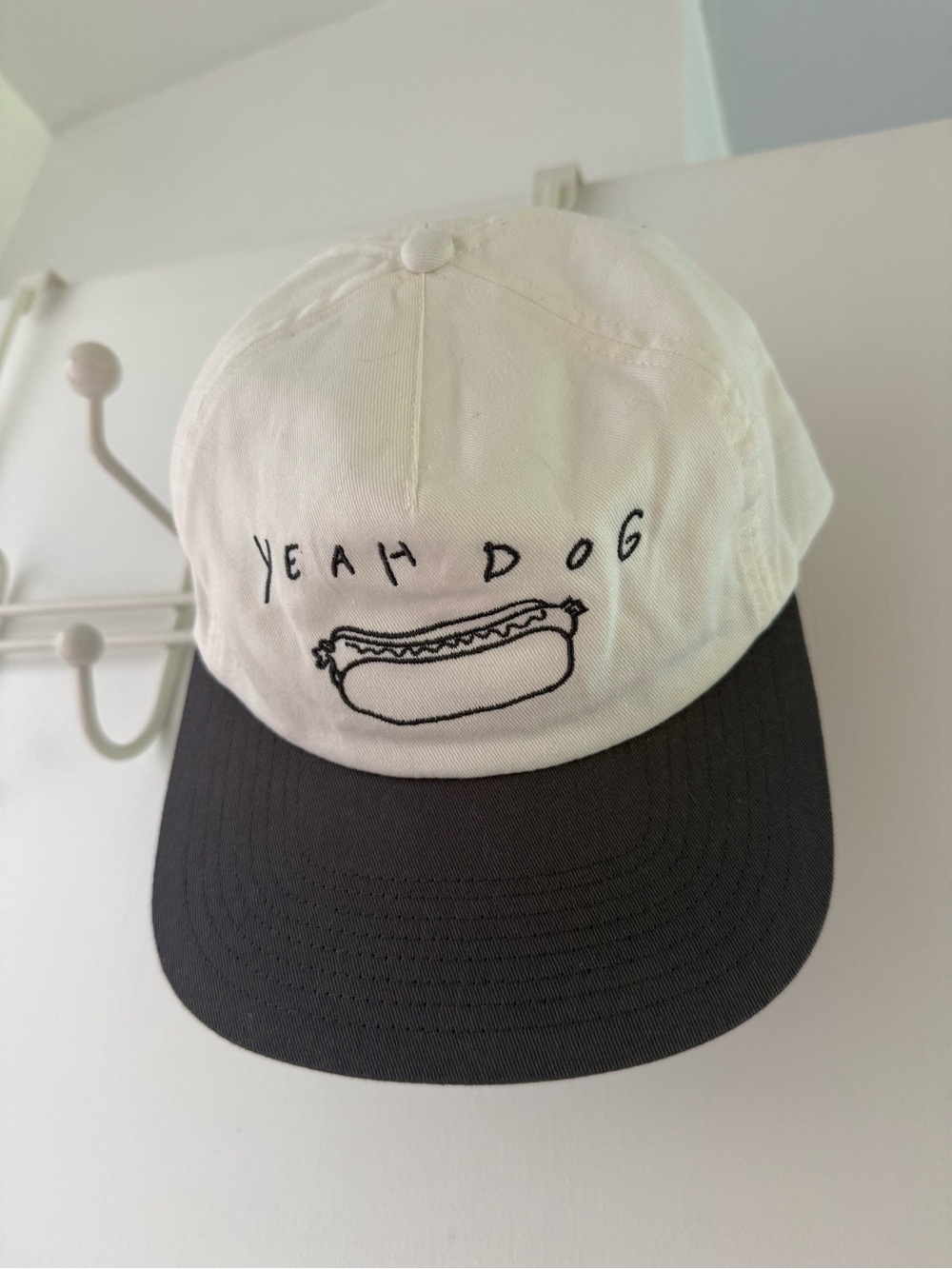 Wyeth Yeah Dog Embroidered Hot Dog Cap